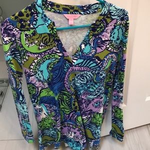 Women’s Lilly Pulitzer printed Tunic size xs